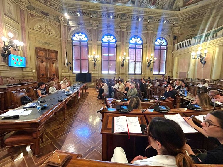 The Sala Consiliare di Palazzo Santo Stefano during the MELE of 15 June 2026